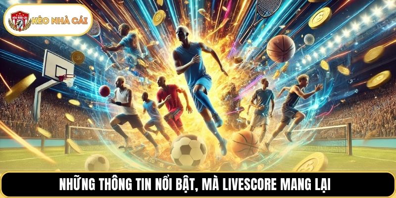 Những thông tin nổi bật, mà Livescore mang lại